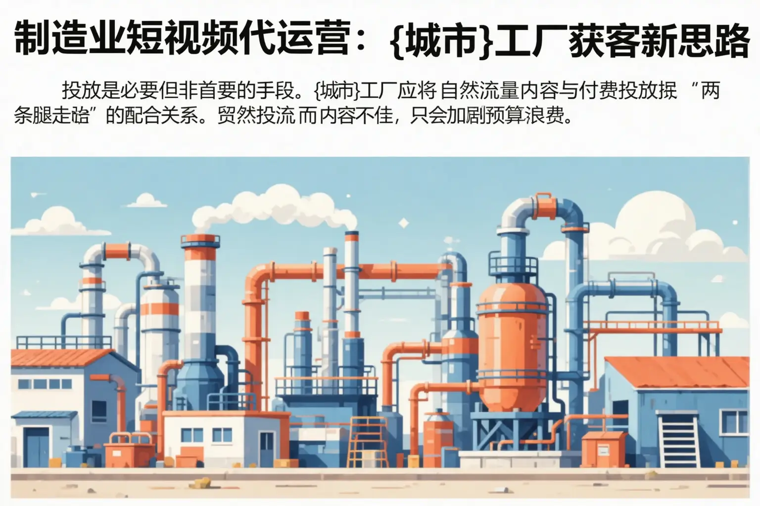 制造业短视频代运营:金凤工厂获客新思路